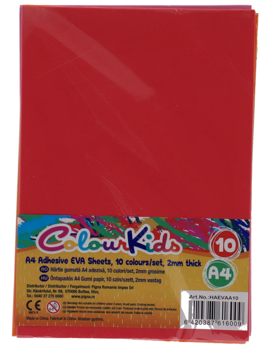 🎨 Set Foi de Spumă EVA A4 – ColourKids