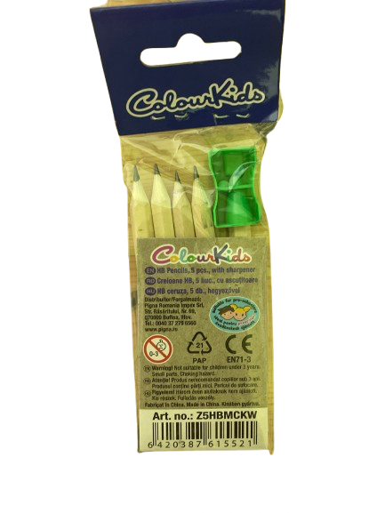 ✏️ Creioane HB ColourKids – 5 buc.
