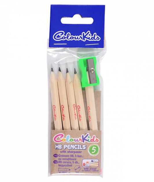 ✏️ Creioane HB ColourKids – 5 buc.