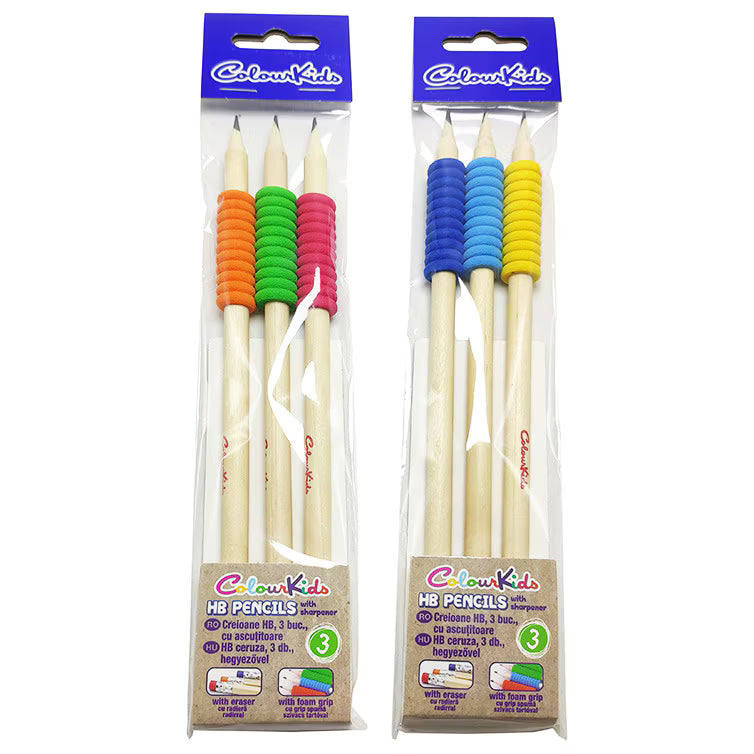 ✏️ Creioane HB ColourKids – 3 Bucăți