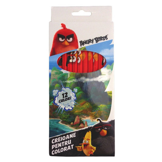 🖍️ Creioane Color Angry Birds – 12 buc