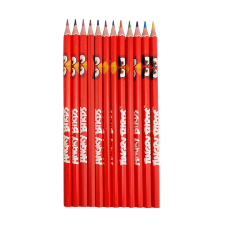 🖍️ Creioane Color Angry Birds – 12 buc